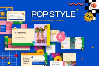 Pop Style PowerPoint Template
